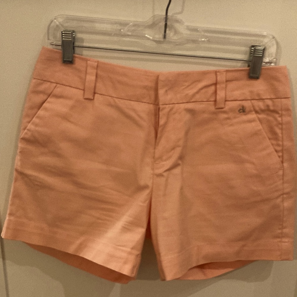 Peach Cotton shorts
